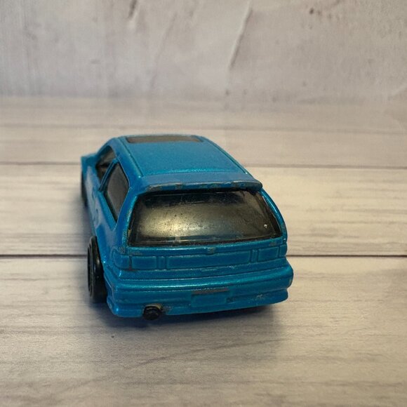 Hot Wheels 1990 Honda Civic EF Teal HW CITY Car 2014 Mattel (SKU: 187TO) - Picture 4 of 5